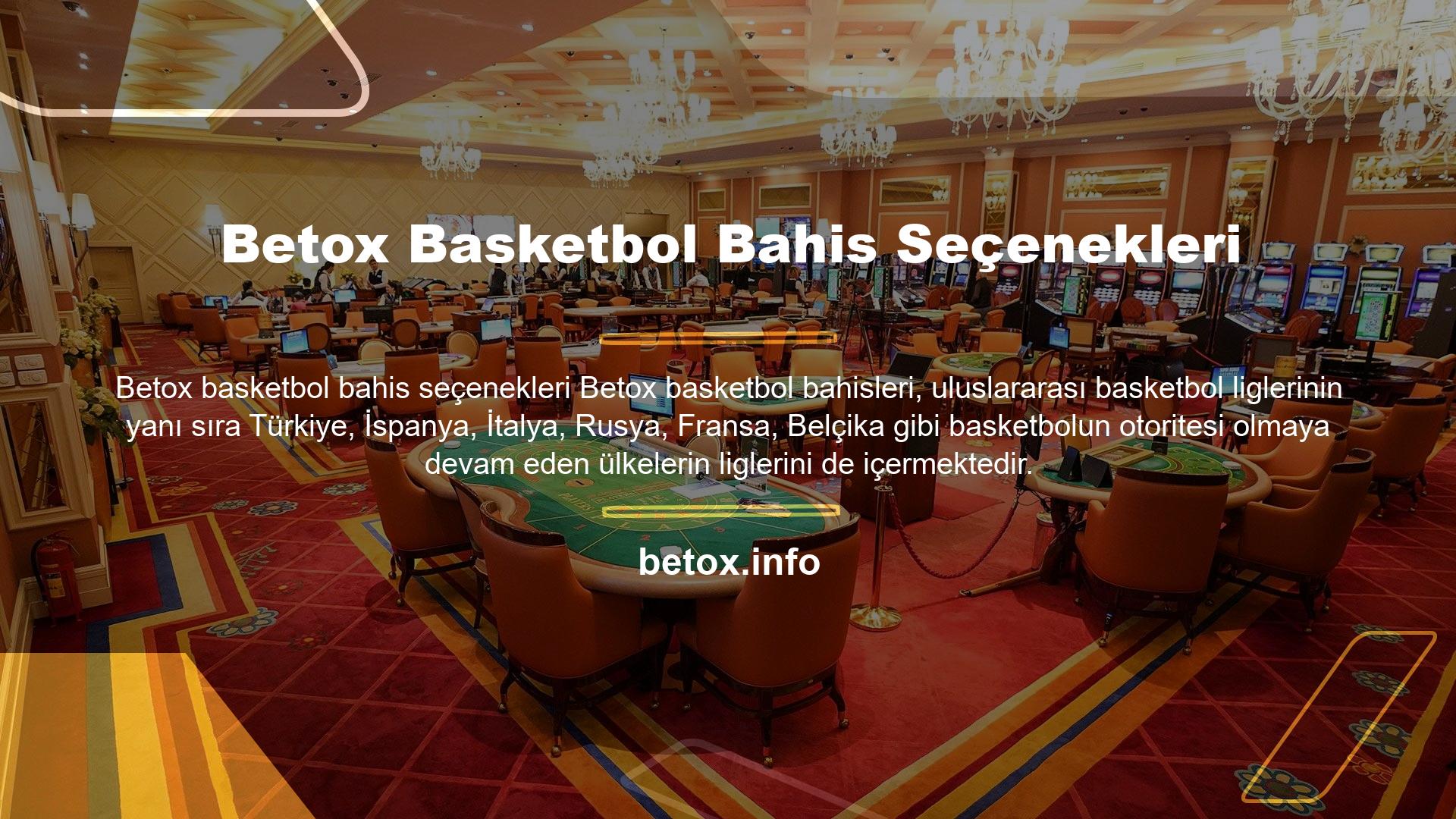 Üstelik söz konusu basketbol olduğunda Betox NBA için dünyada eşi benzeri olmayan pek çok özel menü hazırlamıştır